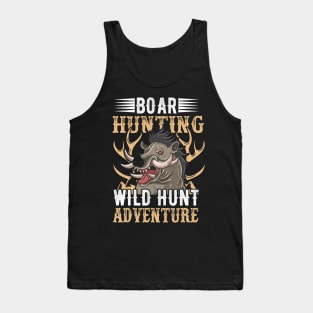 Boar Hunting Wild Hunt Adventure Tank Top